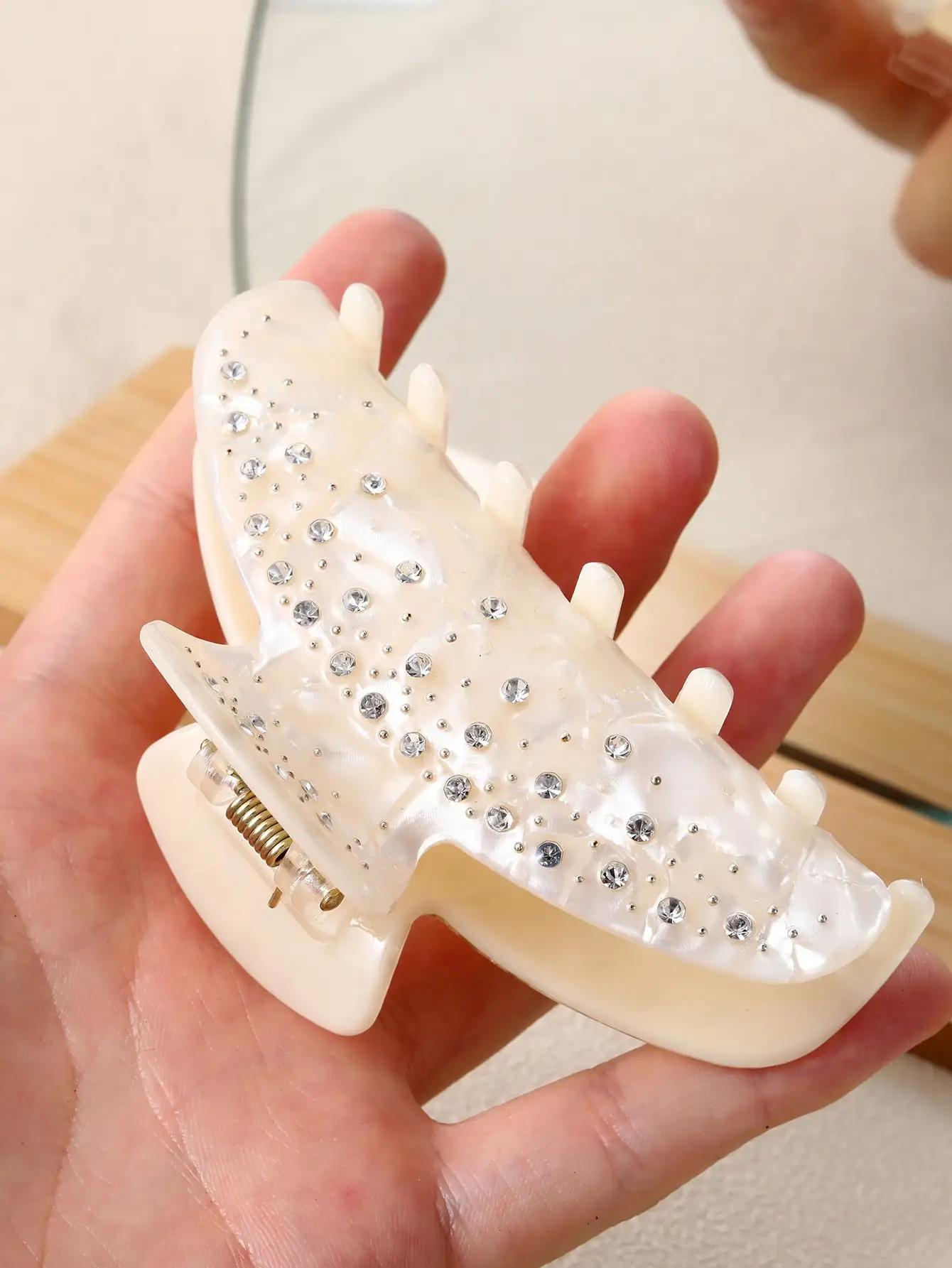 Rhinestone Decor Hair Claw Party, Summer Hair Accessories For Women SC2306216328798832