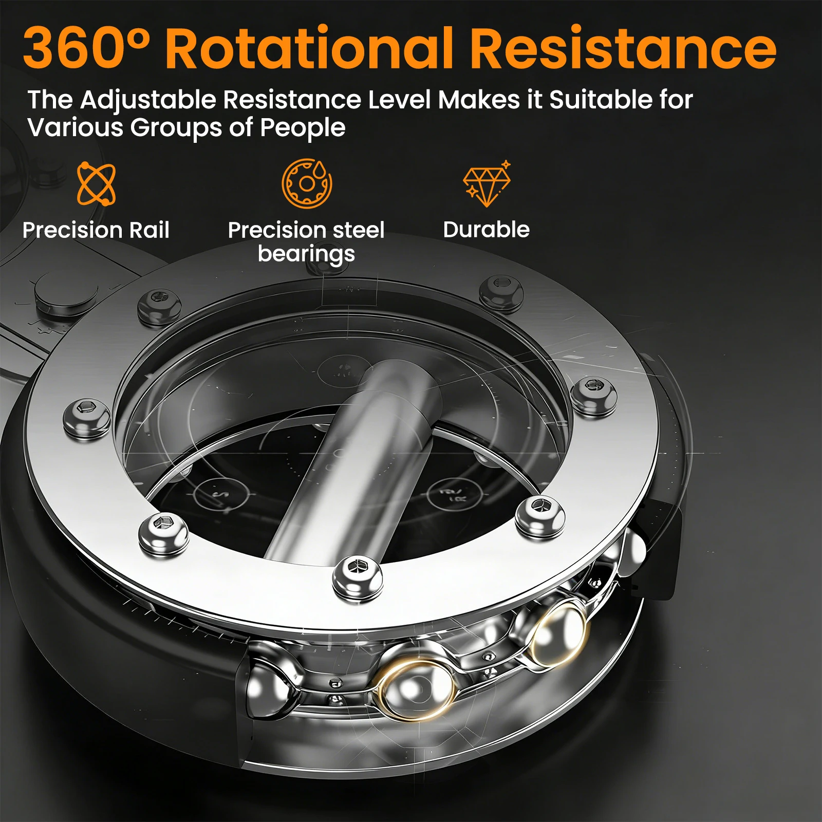 آلة الدوارة متعددة الوظائف قبضة قوة المدرب 8 إلى 15 جنيه قابل للتعديل الساعد التمارين