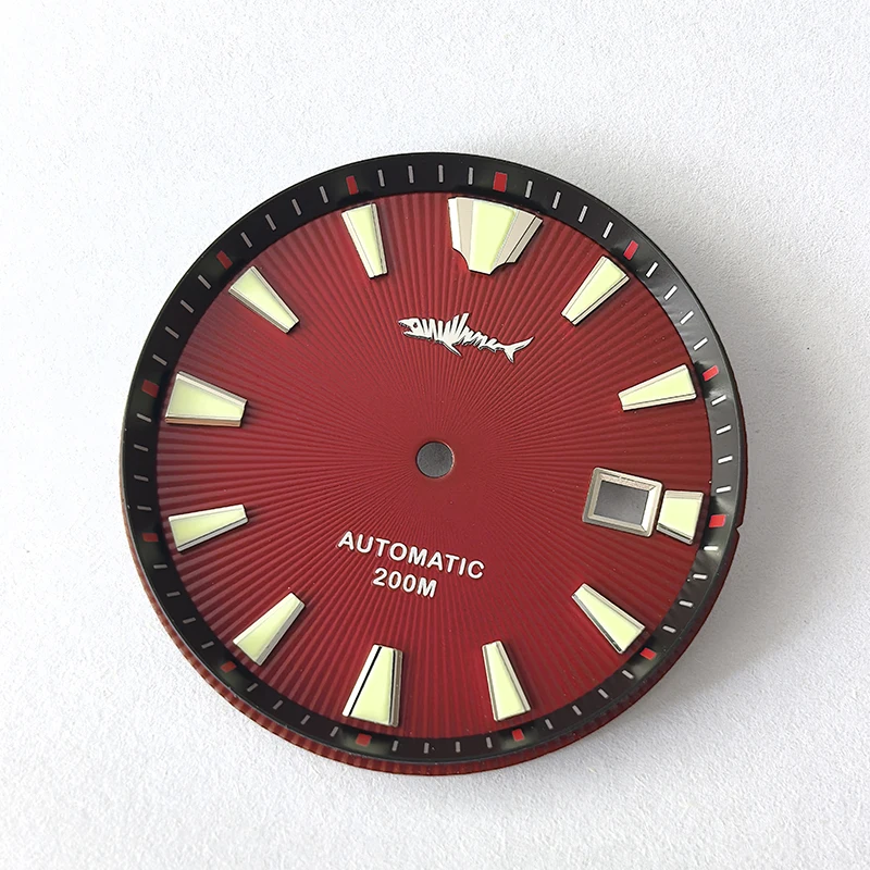 34.5mm HEIMDALLR Watch Dial 3.0 o'clock Dial C3 Super Luminous Watch Accessories for NH35 movements watch dial