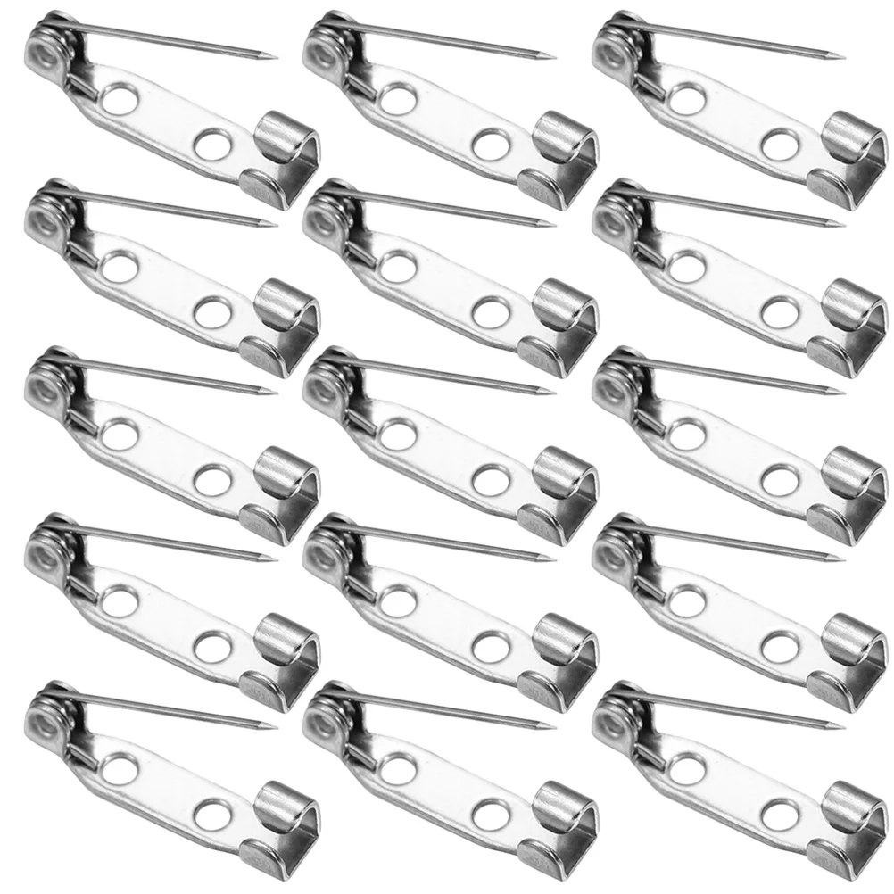 

400Pcs Metal Brooch Safety Pins with Holes for DIY Jewelry Crafts Clothing Pins Corsage Making Heavy Duty Fastening Clips