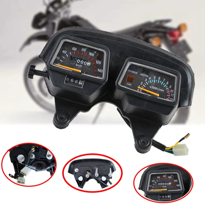 

Motorcycle Gauges Cluster Speedometer Tachometer for Yamaha Enduro DT125 DT125R Speedometer DT 125 125R