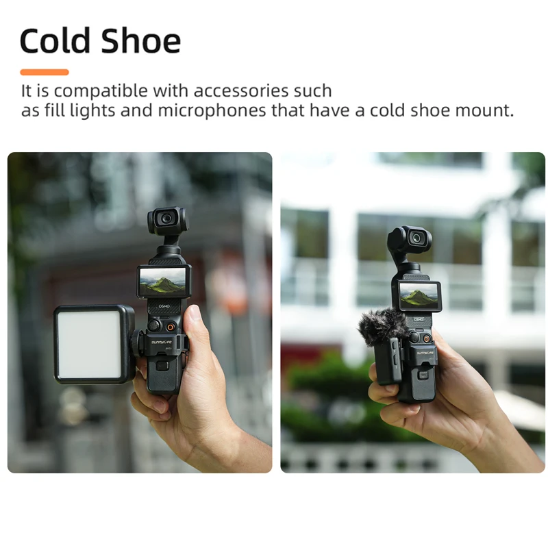 Cadre d'extension multi-usage pour DJI OSMO Pocket 3, support de montage à dégagement rapide, adaptateur bidirectionnel pour accessoires Pocket 3