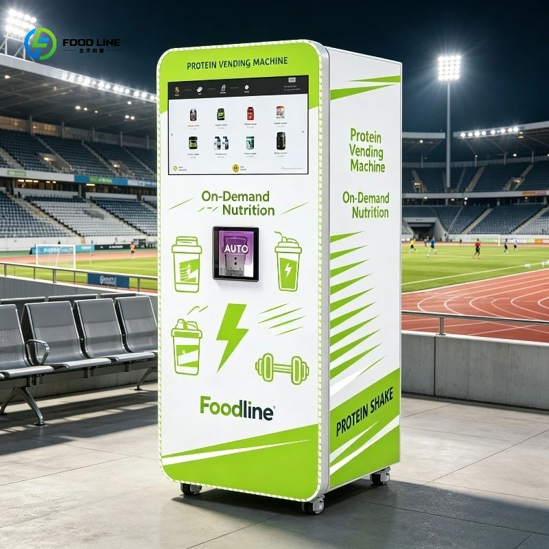 FL Customized High Quality Commercial Gym Protein Shake Vending Machine Cup Dispenser for Coffee & Protein Powder Premium Source