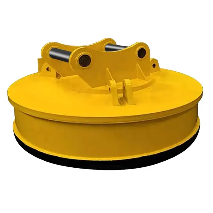 Circular Magnetic Scrap Lifting Magnet Excavator Circular Lifting Magnet Strong Adsorption Long Endurance Hot Sale for Port Dock