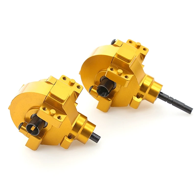 Metal Front and Rear Gear Box Gearbox Assembly with Differential Gear for 1/10 HSP 94123 94103 94107 94111 RC Car,C