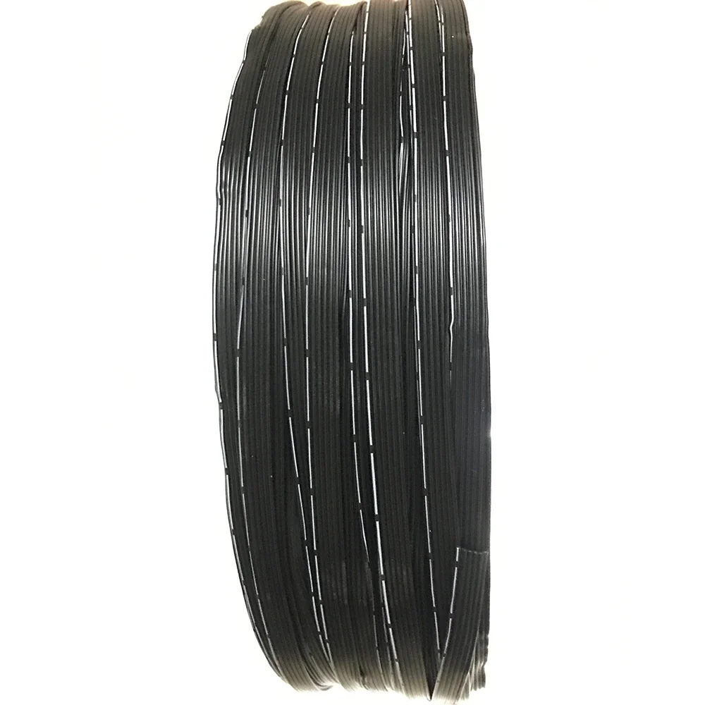 28AWG 6Pin كابل سلك السيليكون متعدد الموصلات 6 النواة 10 متر 50 متر ارتفاع درجة الحرارة لينة سلك الطاقة المتوازي كابل أسود متعدد النواة