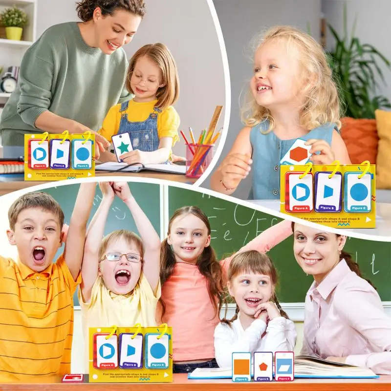 Learning Flash Cards For Toddler Educational Flash Cards Interactive Color Learning Cards Color Learning Toys Creative Toddler