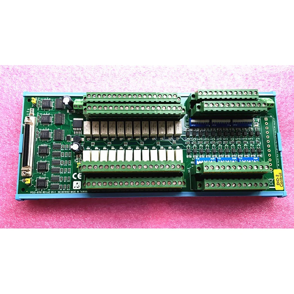 I/O Wiring Terminal Panel 24-Channel Relay And Isolated D/I Board Connector PCLD-8761 