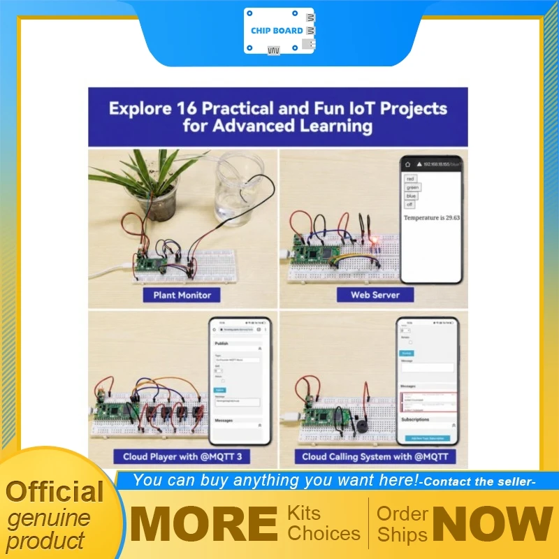 SunFounder Raspberry Pi Pico 2 W starter kit, 110+ courses, 96 projects, MicroPython & C++ learning set