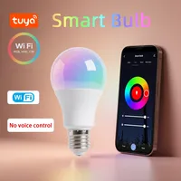 Tuya WiFi Smart LED Bulb E27 Base RGBCW 85-265V Voltage Music Sync Bedroom Table Lamp Ambient Light