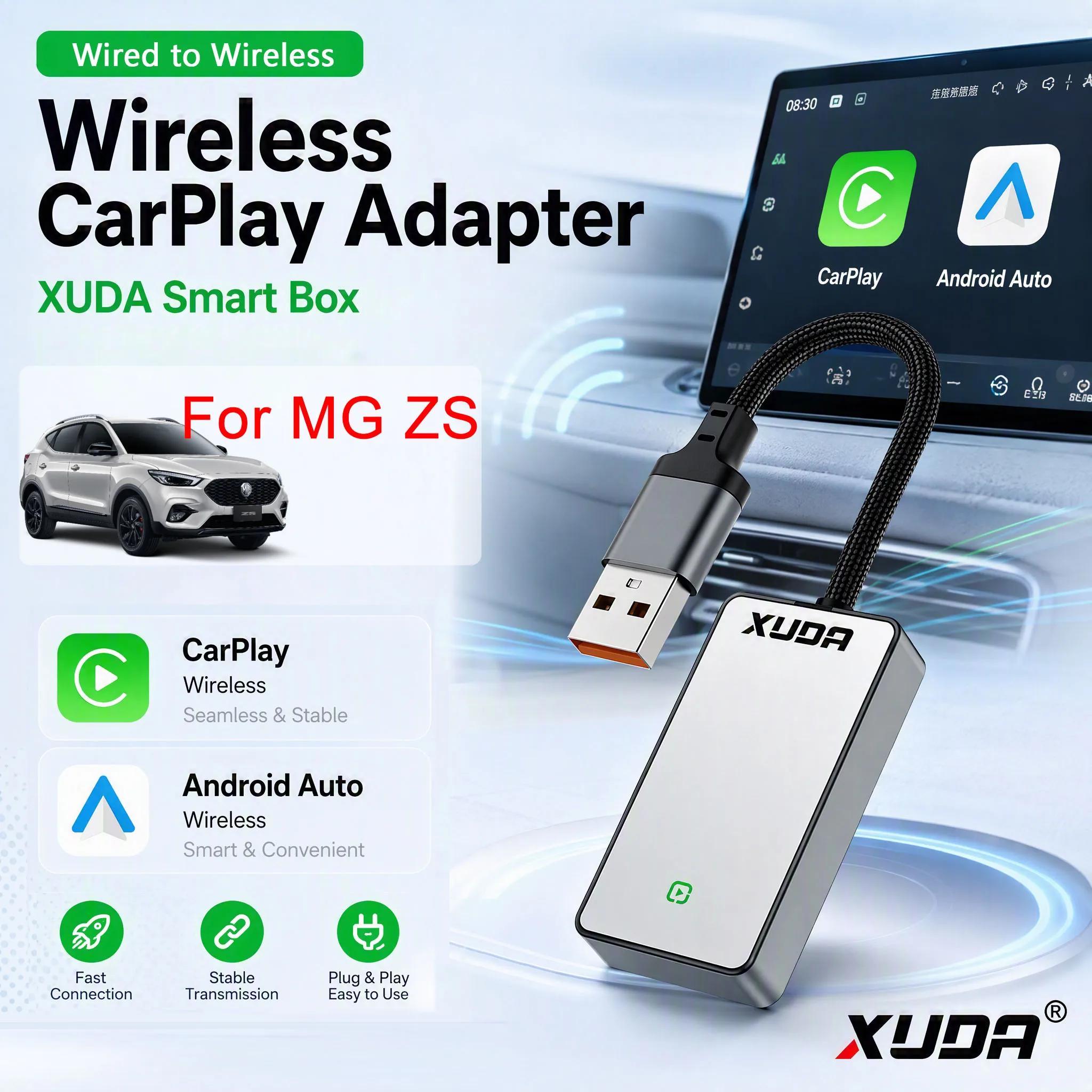 xuda-smart-box-apple-carplay-android-auto-for-mg-zs-wired-to-wirelessplug-and-playnavigation-music-google-map-voice-control