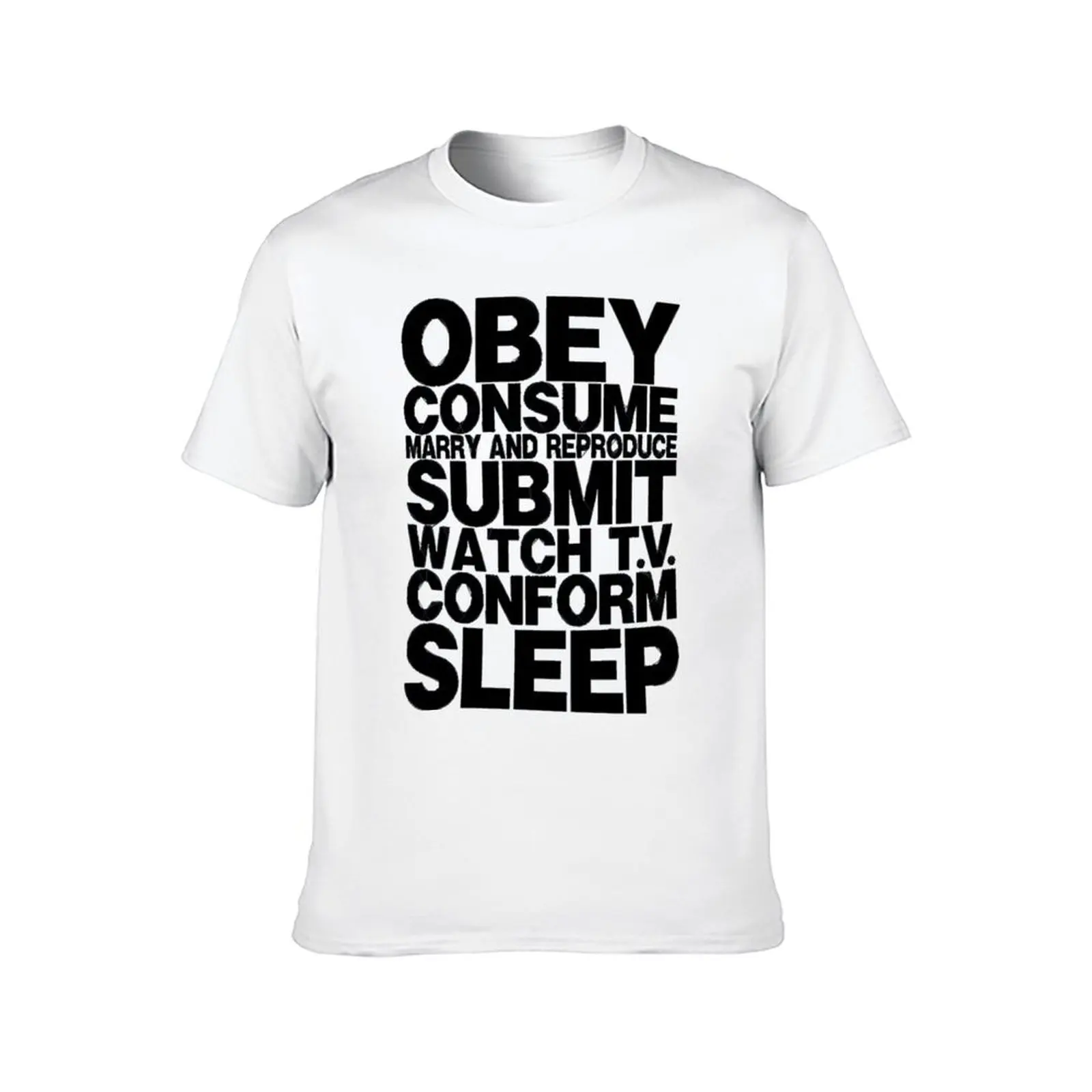 Obey Consume Submit We Sleep They Live T-Shirt Personalized t-shirt Aesthetic clothing shirts graphic tee men