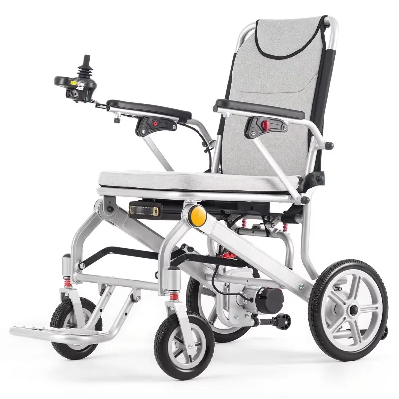 

Lightweight Foldable Electric Wheel Chair Power Assist Wheelchair for Disabled Elderly People
