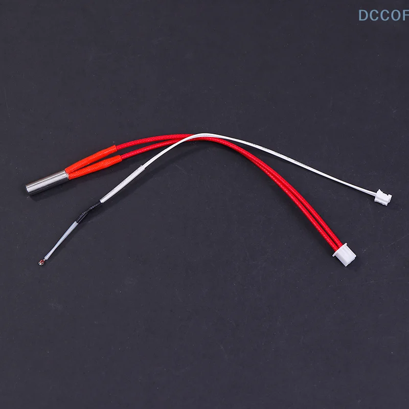 KINGROON 100K NTC 3D Printer Thermistor With PH2.0-2pin Terminal NTC3950 Temperature Sensor With 120mm Cable Heatbed Thermistors