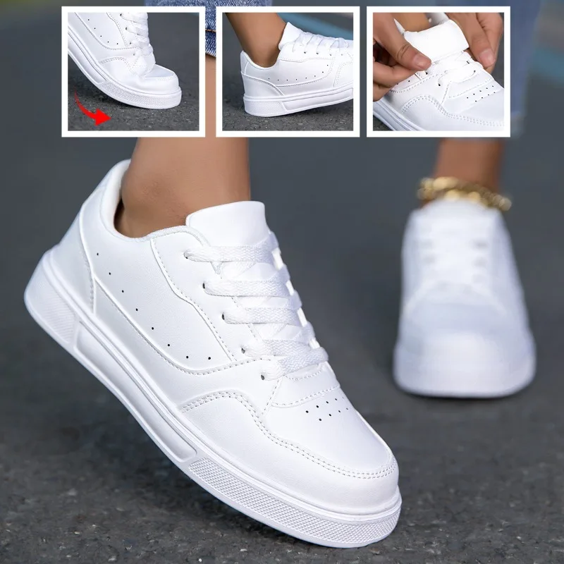 YRZL Woman Shoes Casual Sneakers for Woman Comfortable White Sneakers Light Walking Women Vulcanized Shoes Men Women's Sneaker