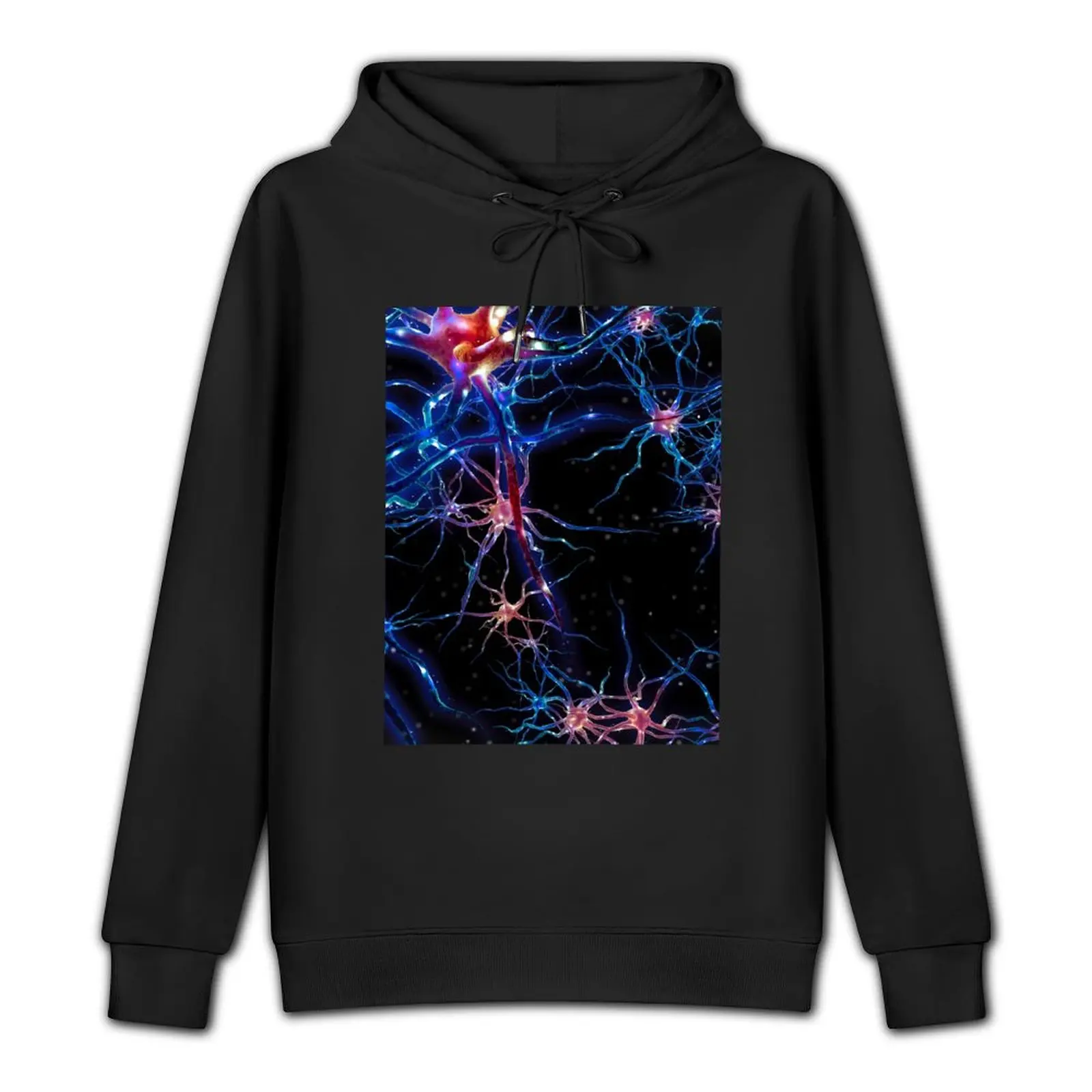 Neural network Pullover Hoodie men's clothes anime clothes aesthetic clothing men's autumn clothes new in hoodies & sweatshirts