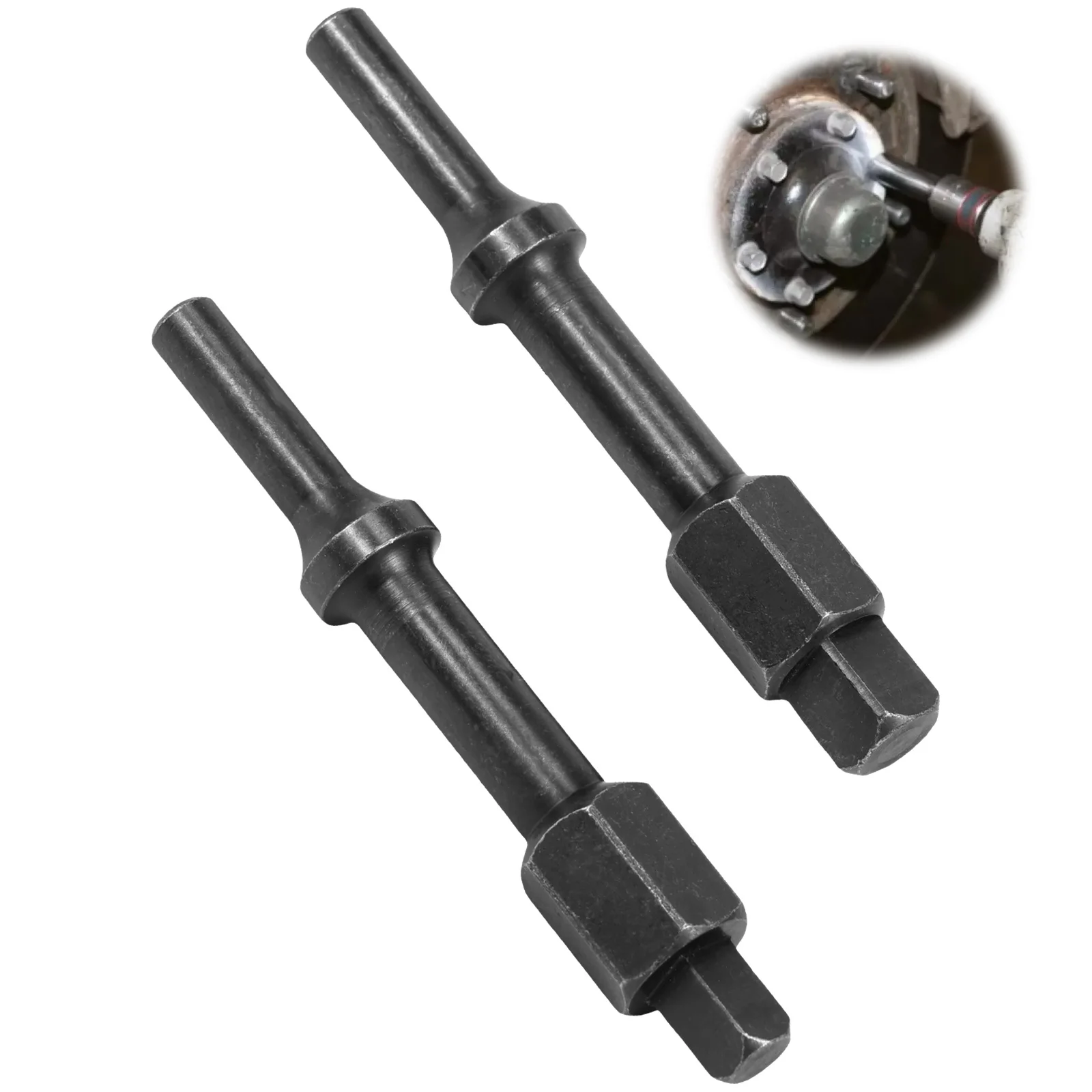 

2Pcs Pneumatic Bolt Breaker Set with 37315 3/8" and 37316 1/2" for 32029 Tire Kit Fits Removing Stubborn Fasteners Torx Bolts