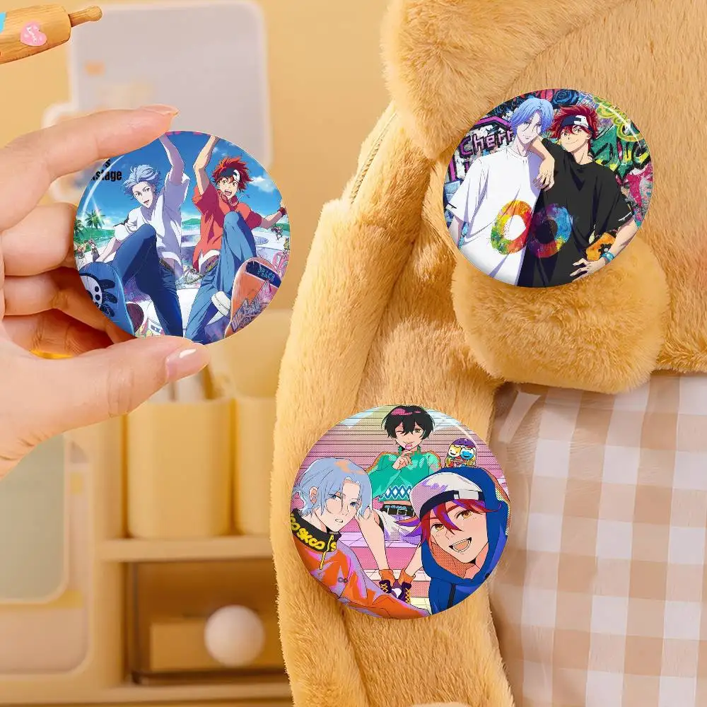 Sports Anime SK8 The Infinity Creative Tinplate Soft Button Pins Animal Icon Brooch Lapel Backpack Badge Accessories Pin