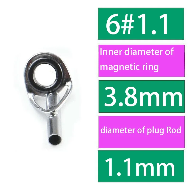 Fishing Rod Guide Ring Fishing Top Rings Rod Pole Repair Kit Far Throw Fixed Ring Slide Rod Fishing Tackle Accessories