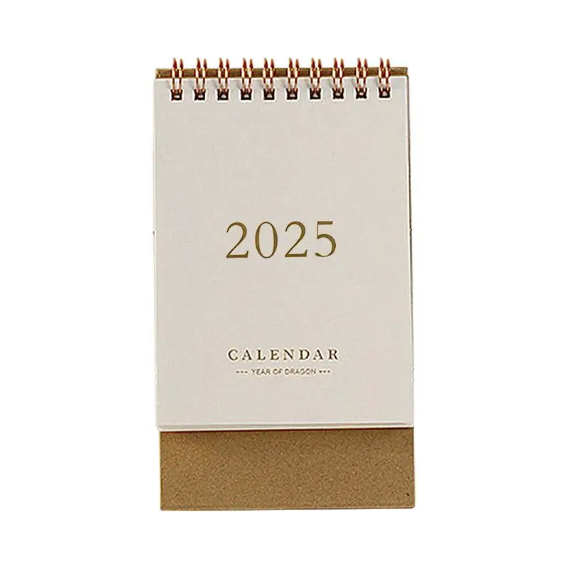 

2024-2025 Desk Calendar Decorative Standing Paper Home Accessories Delicate Student Decor Calendar