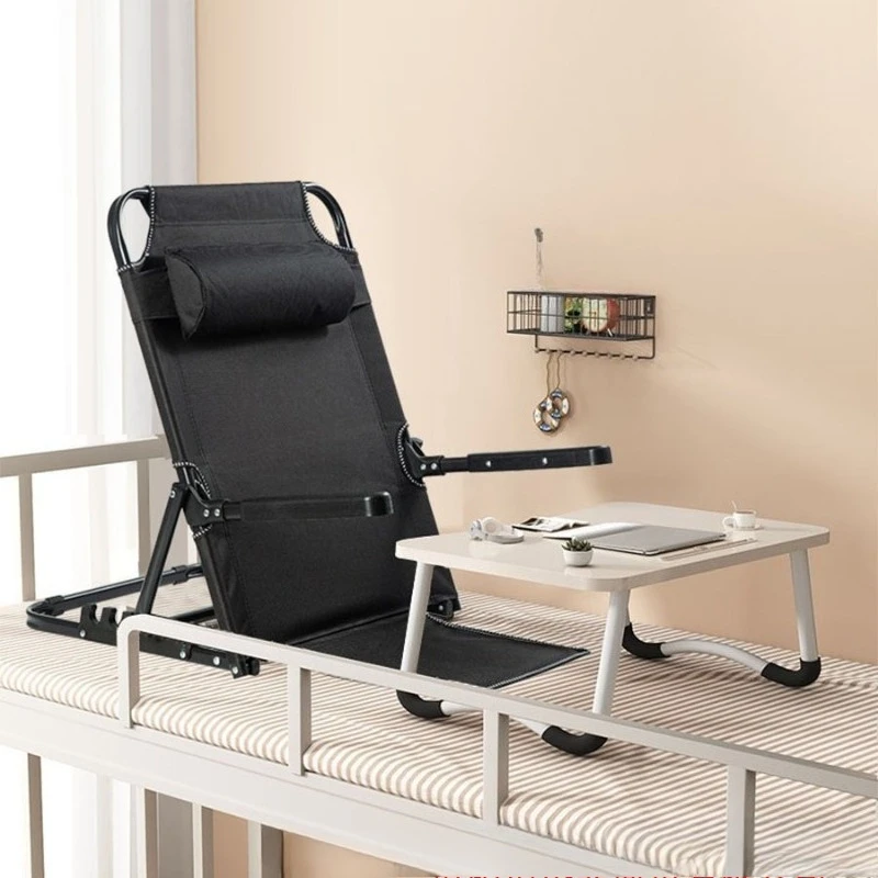

Dormitory bed back chair legless seat chair folding chair nursing back frame semi-reclining sofa
