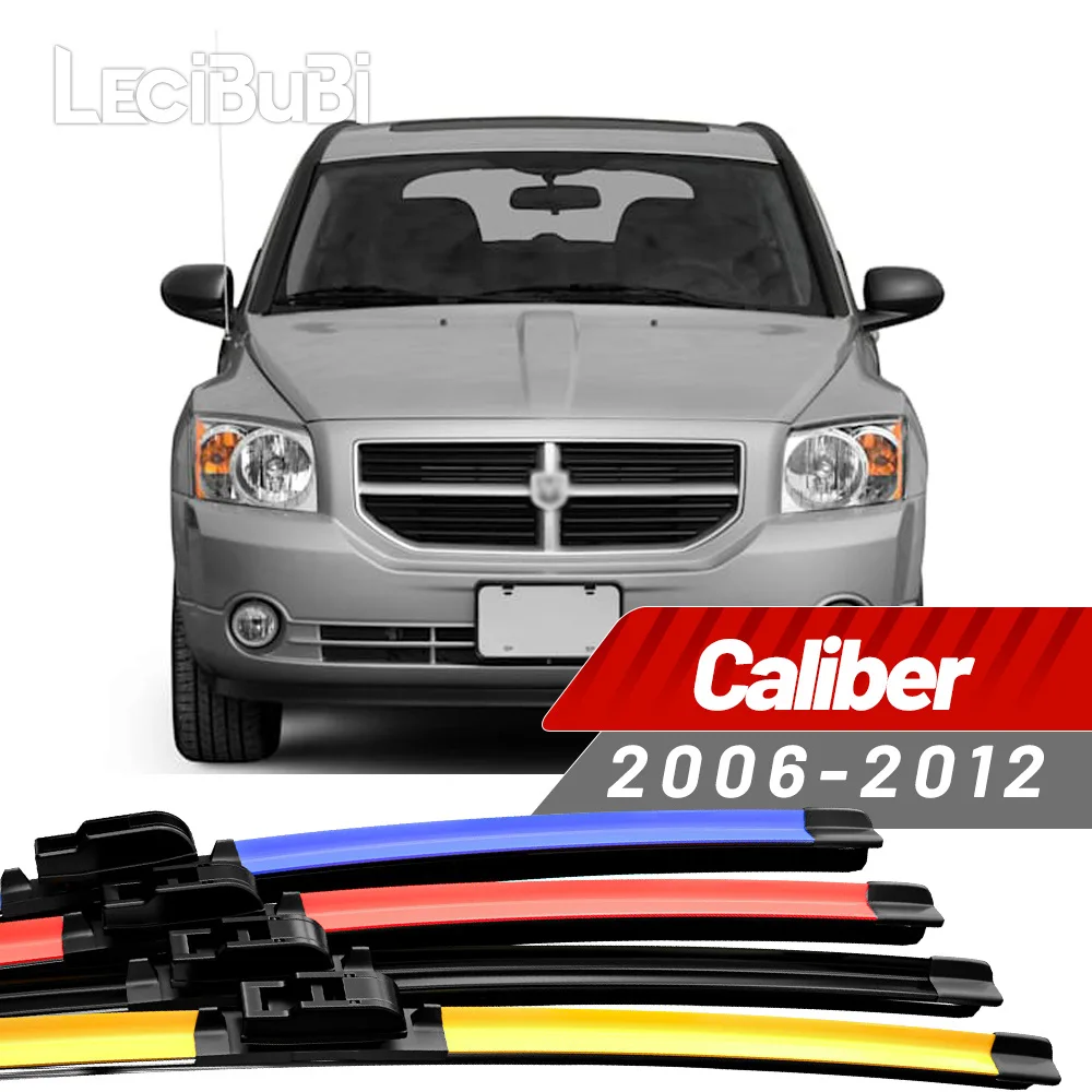 2 Stück für Dodge Caliber 2006–2012 2007 2008 2009 2010 2011 Frontscheibenwischerblätter Scheibenwischer
