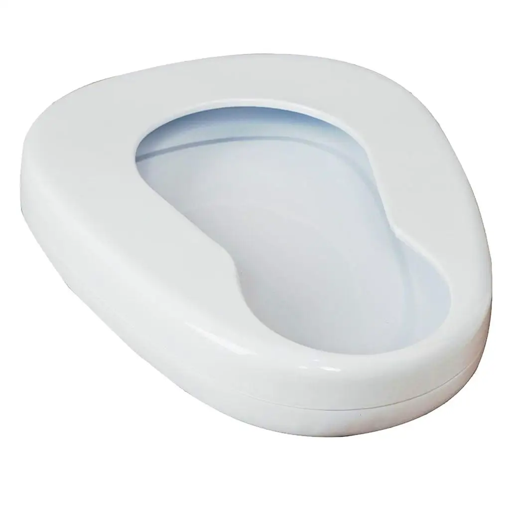 Anti-Spill Smooth Bedpan Seat Urinal Bed Pan for Bedridden Patient Home Care