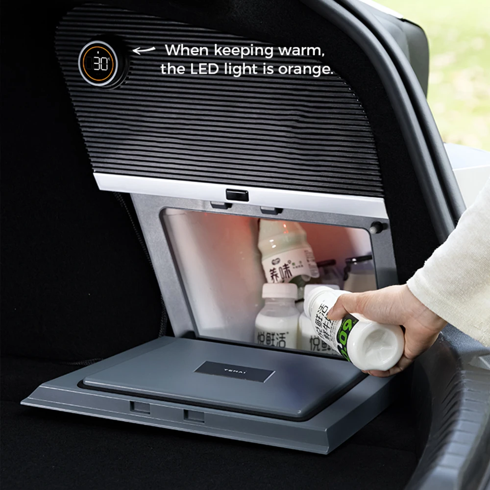 Outdoor Camping 10L Car Fridge Freezer Travel Compressor Cooling Large Capacity Car Refrigerator