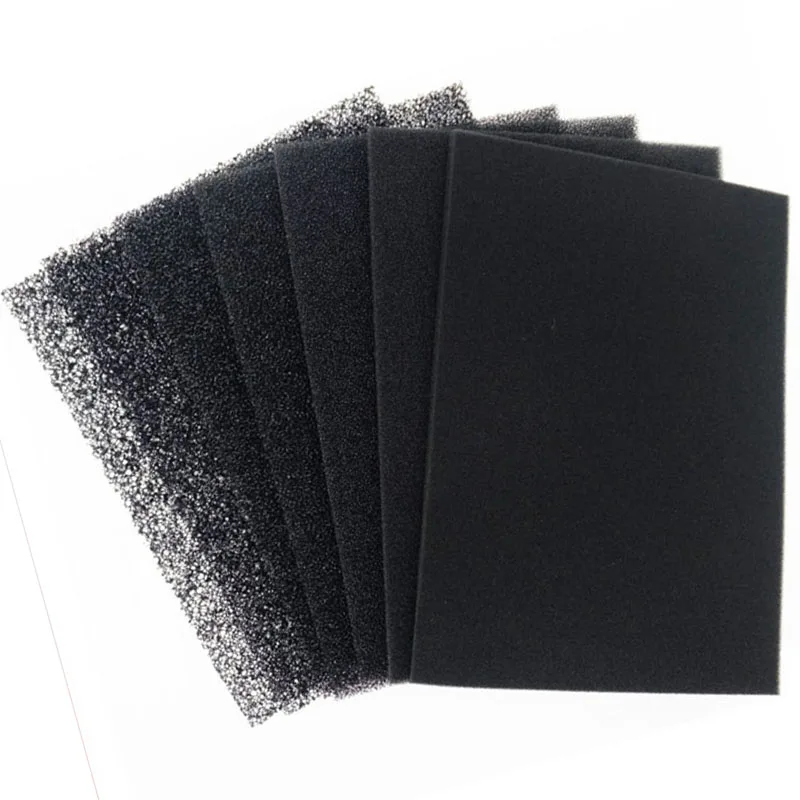 30PPI Air Compressor Air Filter Cotton Dust Sponge Air Conditioning Filter Net Deodorization Purification Activated Carbon Pad