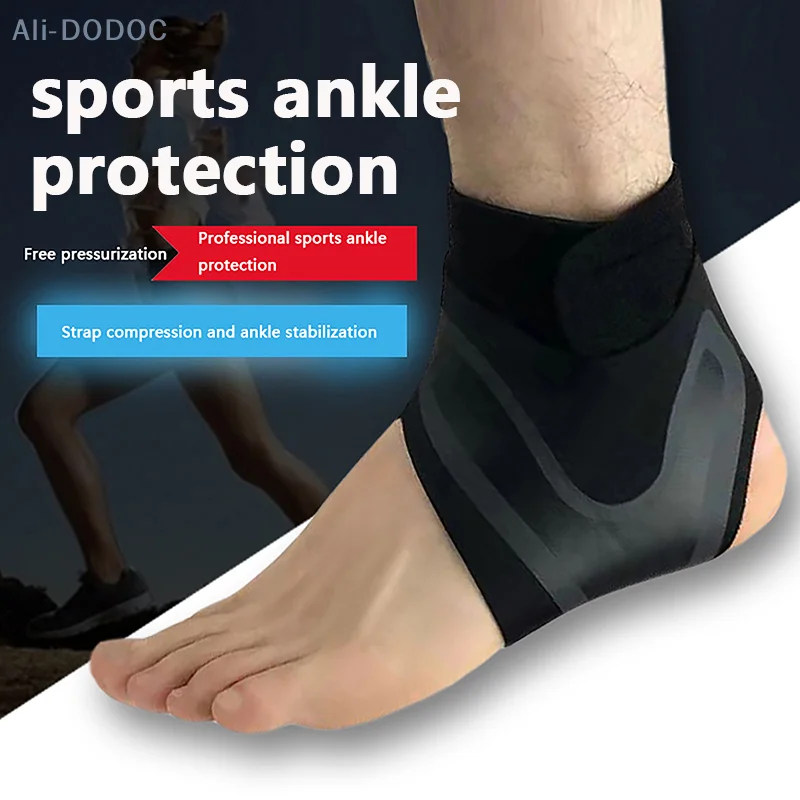 Sport Ankle Support Brace Elastic High Protect Guard Band Safety Running Basketball Fitness Foot Heel Wrap Bandage