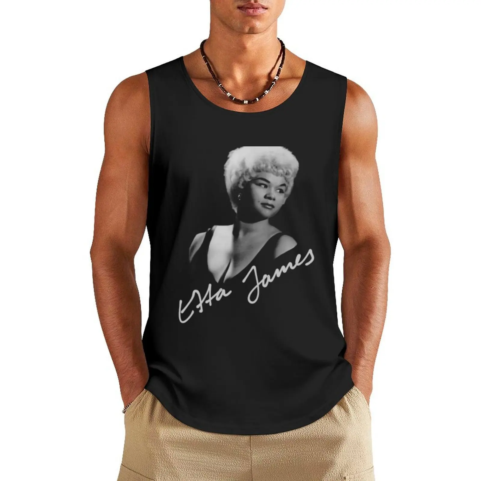 

Etta James Tank Top training weight vest gym gym accessories man Vests