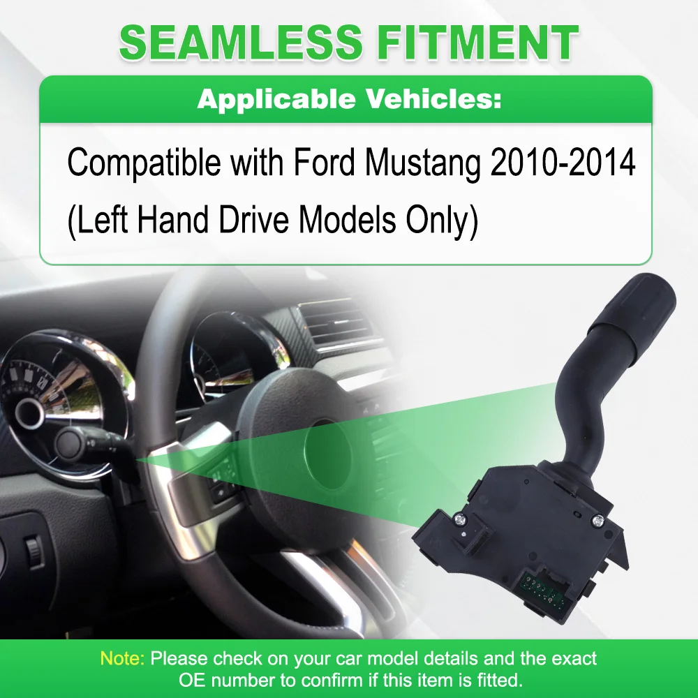 

For Ford Mustang 2010-2014 Car Steering Column Turn Signal Lever Combination Switch Left Hand Drive