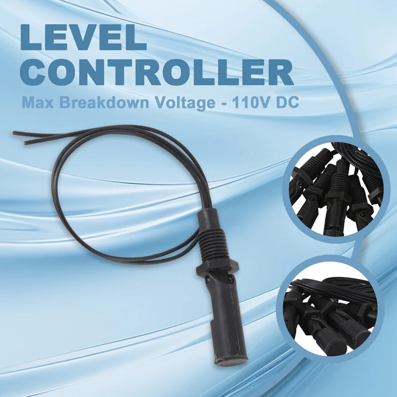 6 Pieces Side Mounted Horizontal Liquid Float Switch Water Level Sensor