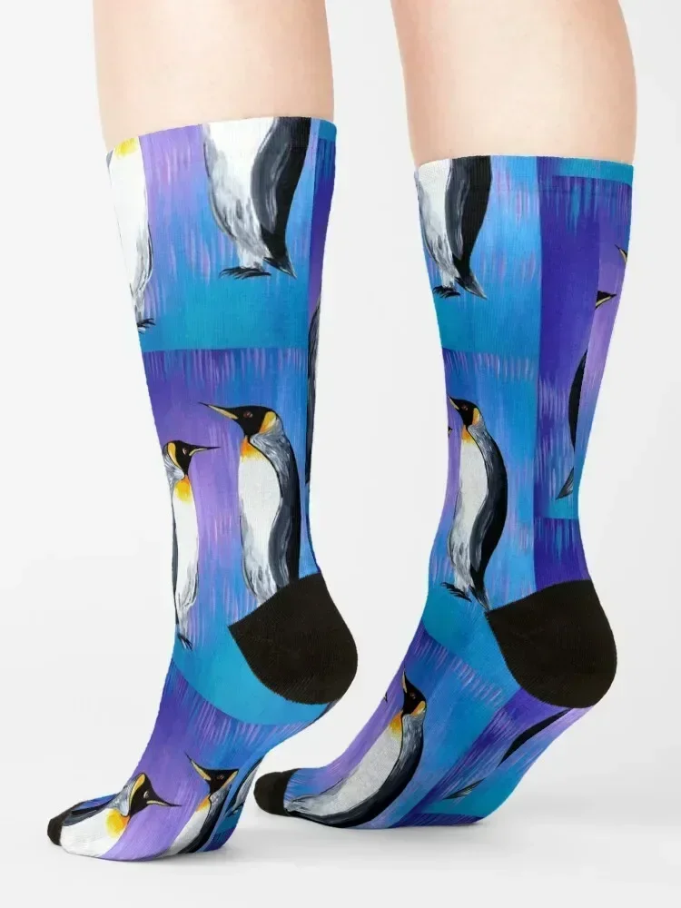 Los pingüinos son la felicidad Calcetines Run moda japonesa Calcetines de hombre Calcetines de mujer