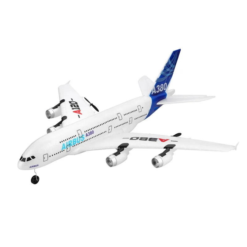 Weili XKA120 Airbus Remote Controlled Aircraft A380 Aerial Model Remote Controlled Glider Fixed Wing Aircraft Aerial Model