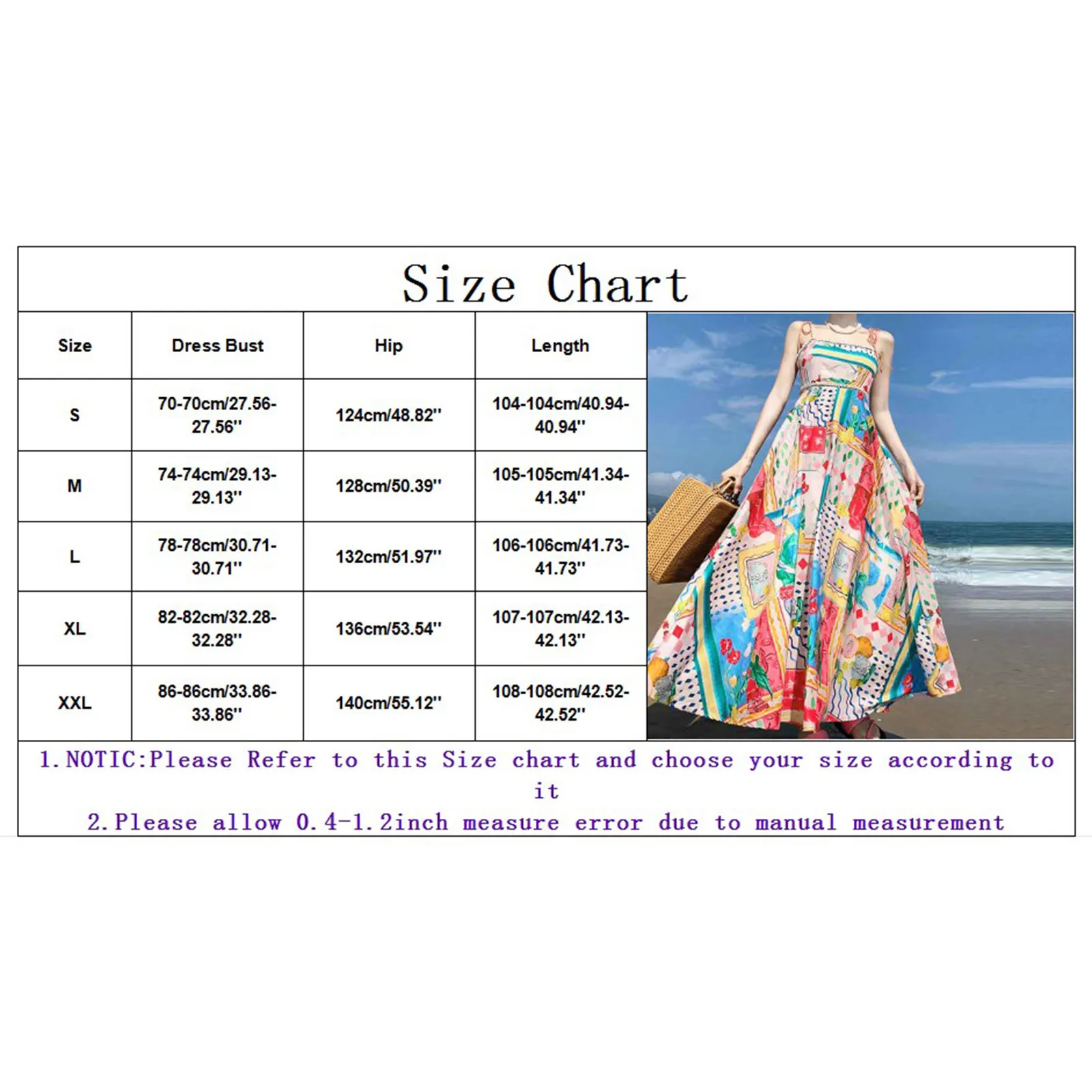 Frauen Bunte Print Boho Kleid Sexy A-Line Big Swing Rückenfreie Ärmel Sling Kleider Robe Mode Strand Urlaub Kleid