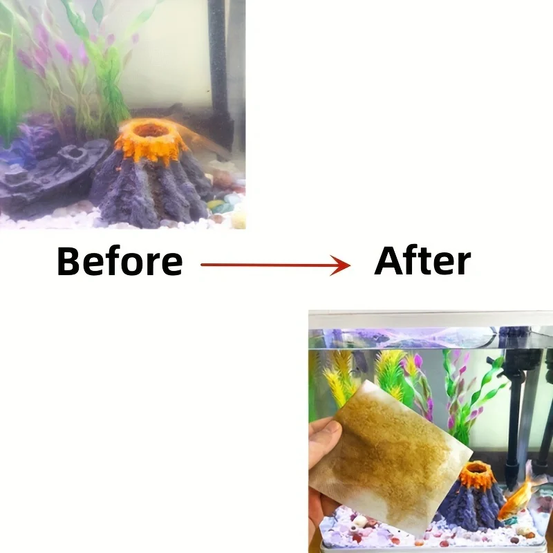 إسفنجة قطنية بفلتر فائق لمرشح حوض السمك لإزالة ألوان مقشدة رغوة القطن الحيوي #4