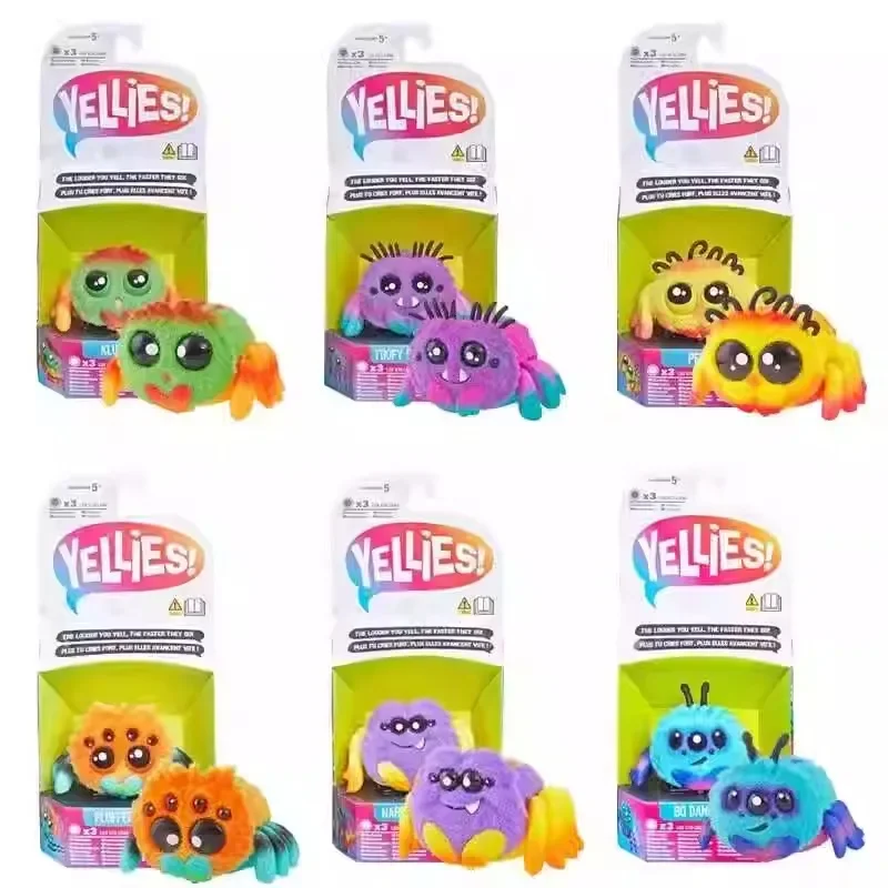 

Hasbro Yellies Webington Frizz Fuzzbo Screaming Electric Pets Spider Munchkin Interactive Toys Collect Ornaments Kids Gifts