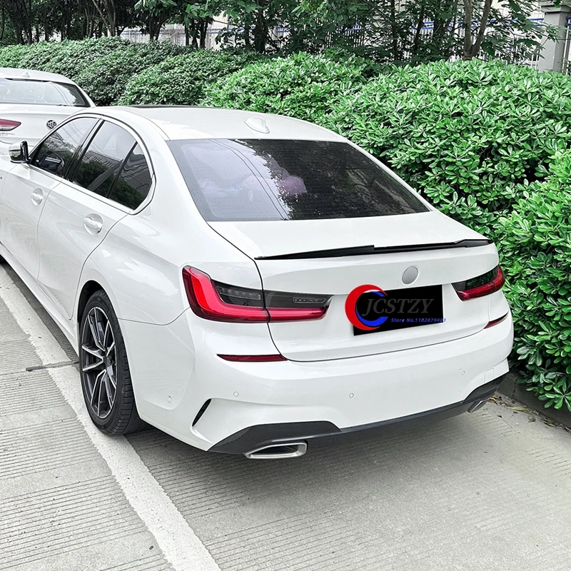 

Спойлер на заднюю крышку багажника, крыло, комплект спортивной модификации кузова из углеродного волокна для BMW 3 серии G20 G80 2019-2023