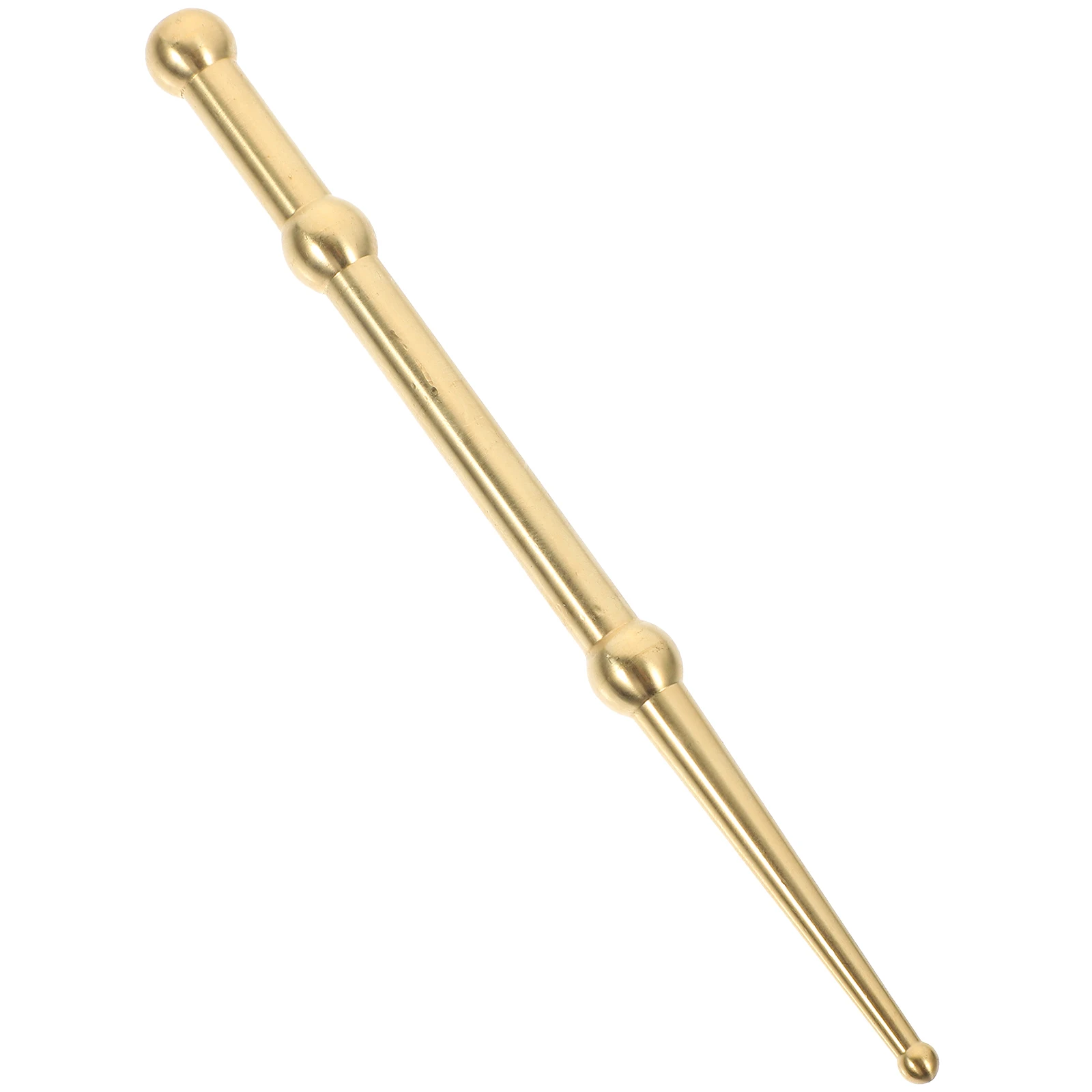 

Massage Stick Metal Acupressure Pen Foot Press Tool Portable Massager for Neck Shoulder Pain Relief Brass Roller Back Spa