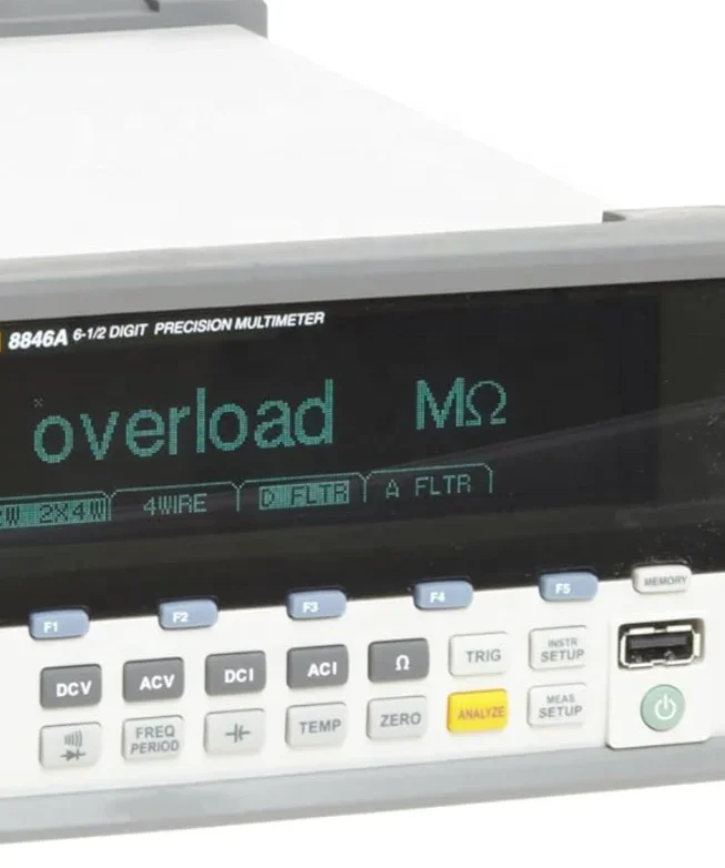 There Are Stock 8845A/8846A 6.5 Digit Precision Multimeter with up to 100 pA Resolution
