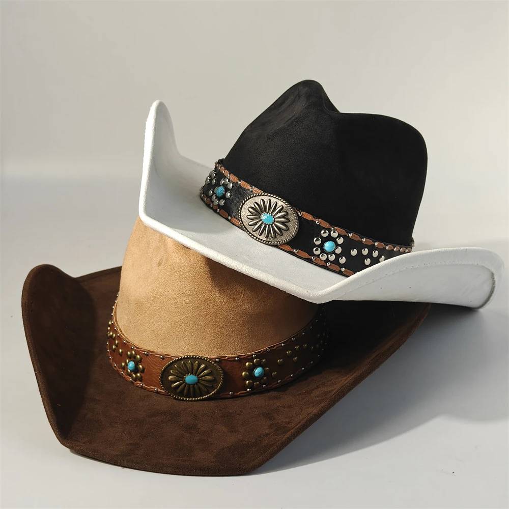 Turquoise Hat Bands for Cowboy Hat Western/Fedora/Straw Hat Belts Cowgirl Hat Accessories Supply Hand Made Decorate Wholesale