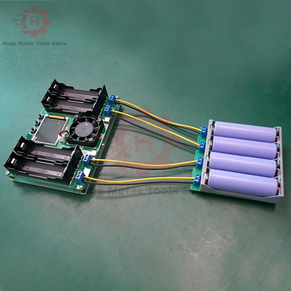 18650 Lithium Battery Capacity Tester Module 4*21700 Power Detector Tester Module Type-C Battery Test Stand for 4/8 Channels