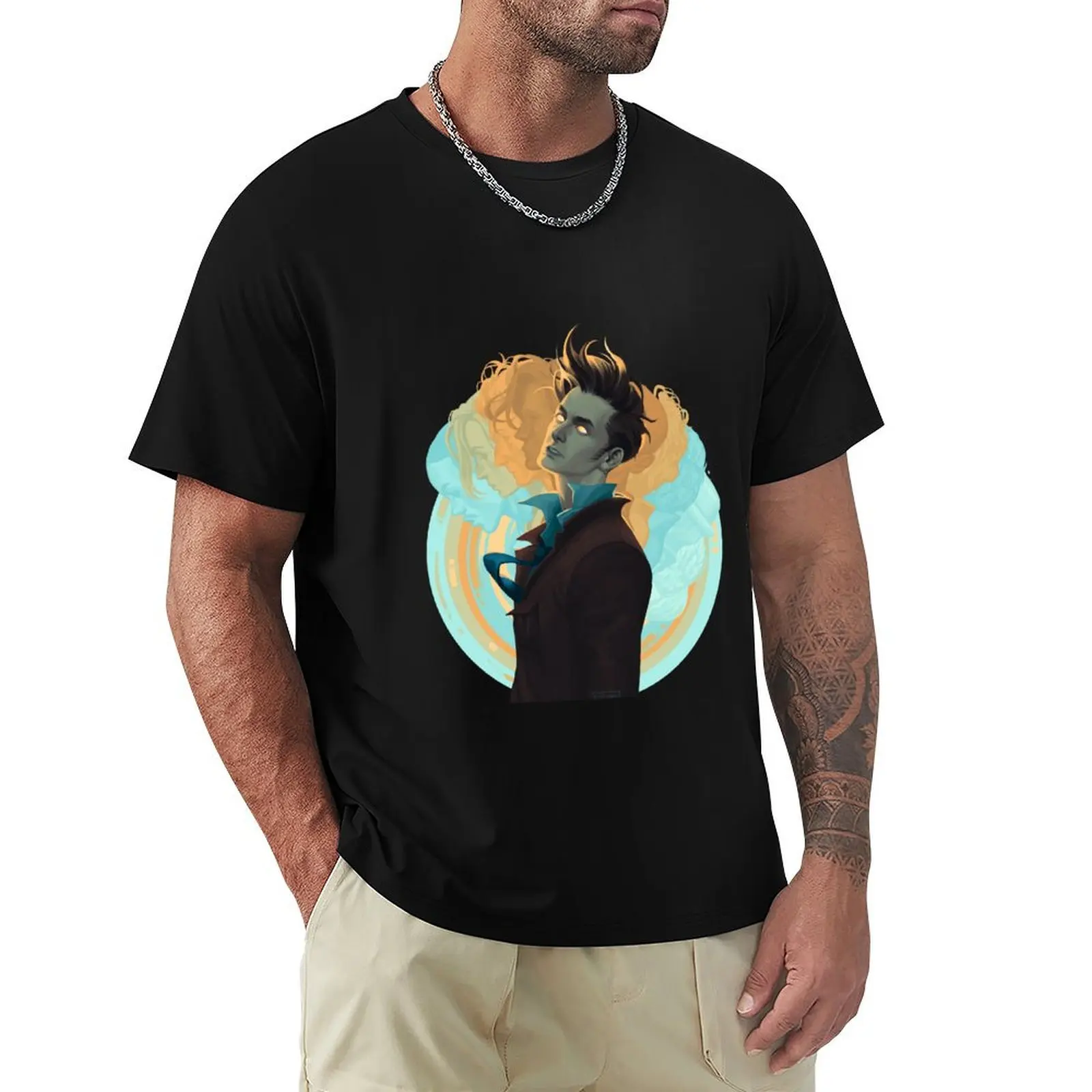 Higher dimension life form T-Shirt Basic Simple Design Short Sleeve Shirt