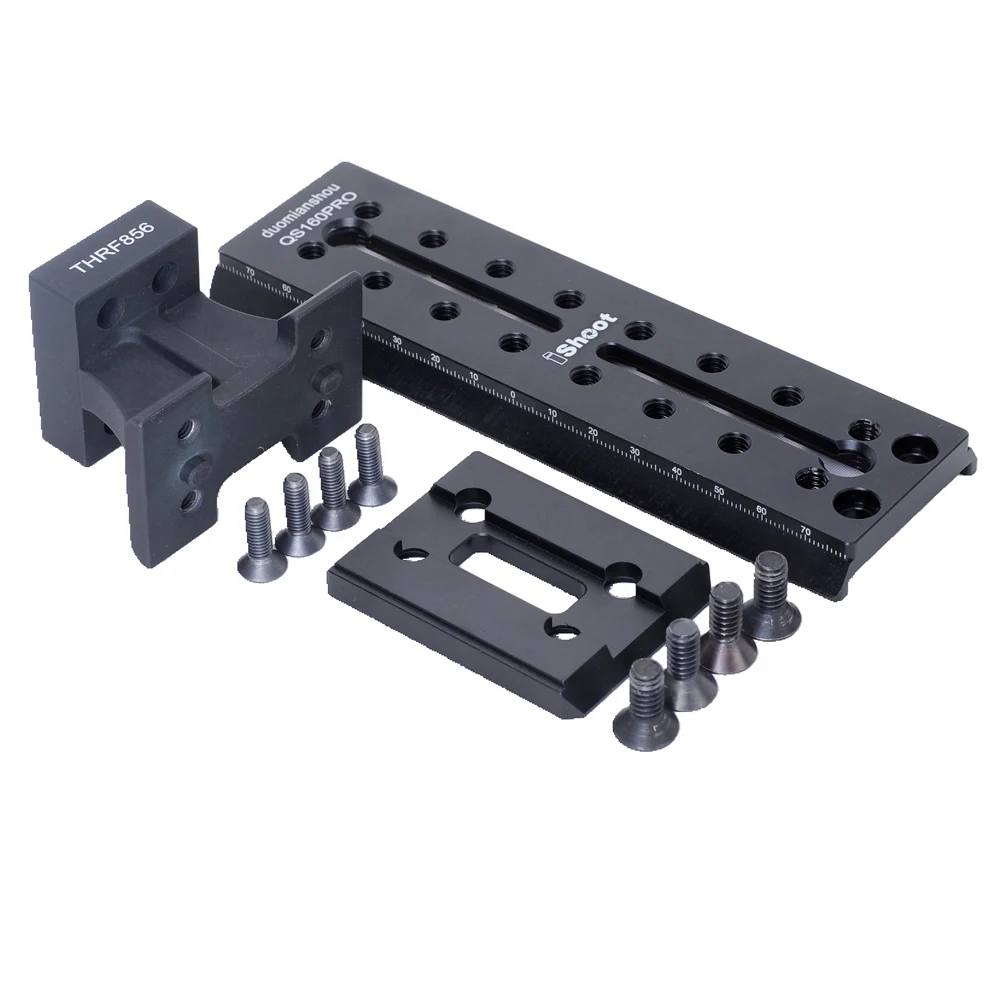 Collare obiettivo iShoot per Canon RF 800mm F5.6L IS USM RF600mm RF 400mm RF 100-300 adatto Manfrotto 502/701 Sachtler 6tT/8T/DV3+3/DV5+5