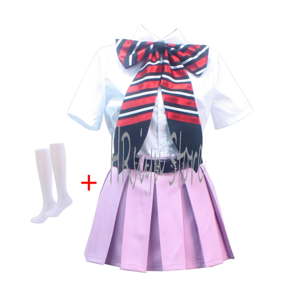 Women's Cosplay Costume Anime cos Shiemi Moriyama School Uniform suit  customized