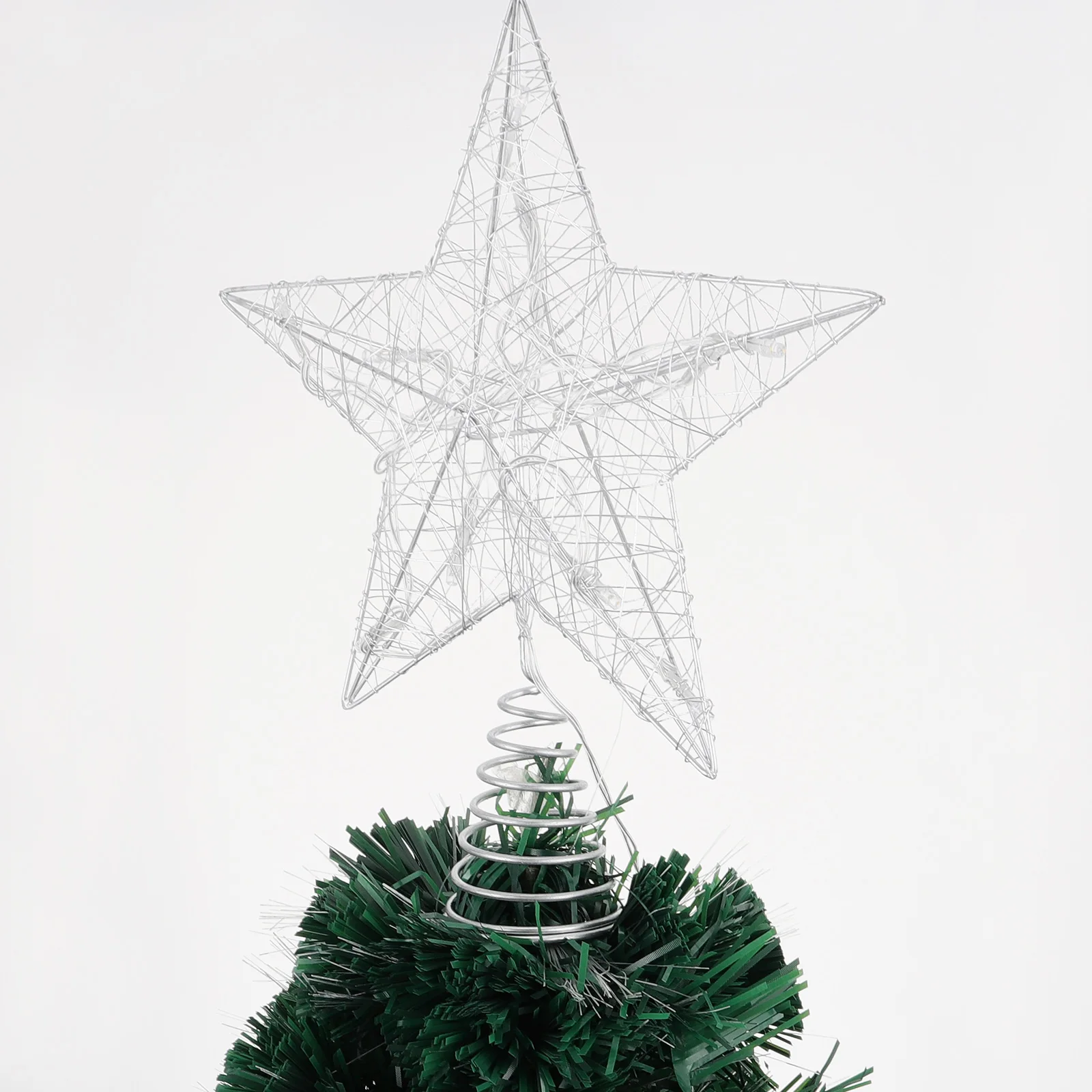

Luminous Five-pointed Star Tree Cake Topper Decorations Wedding Finial Christmas Country Led