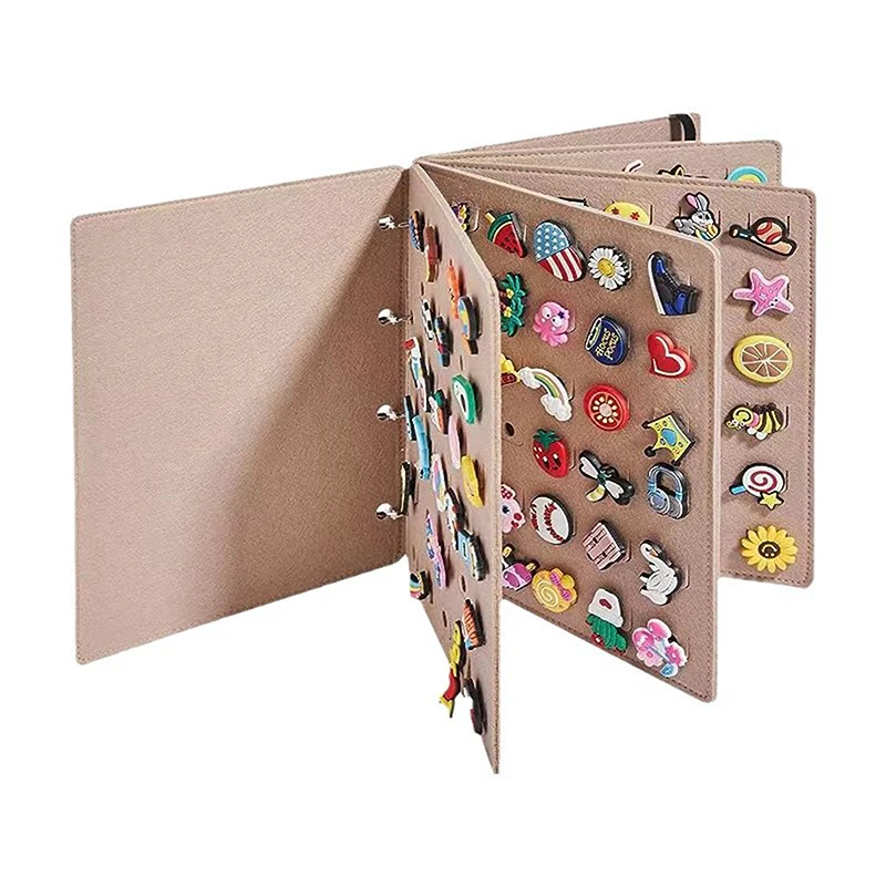 Pin Display Book Storage Pin Storage Case Practical Felt Pin Organizer Bag Protective Cover Brooch Earring Storage Holder Page