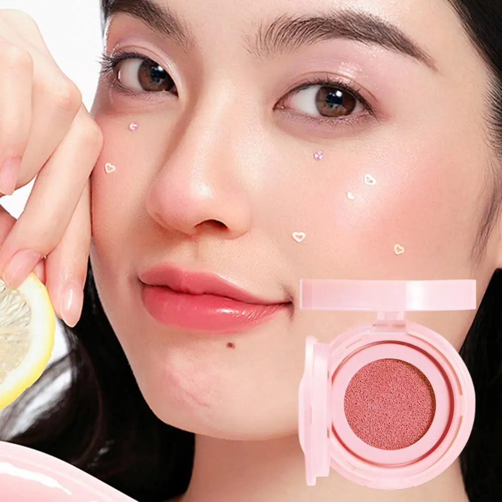 عارية كونتور أحمر الخدود الوجه برونزي كريم ترطيب براون ماكياج دائم الكستناء الطبيعي الخد طويل أحمر الخدود وسادة تينت F7T9