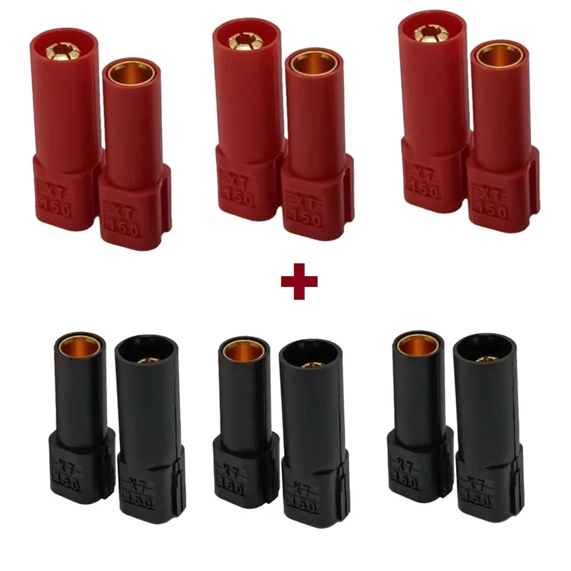 3/5/6/10 paar Original XT150 Stecker Adapter XT150 Weiblich Männlich Stecker 120A Großen Strom Hoch bewertet Amps Für RC LiPo Batterie Auto